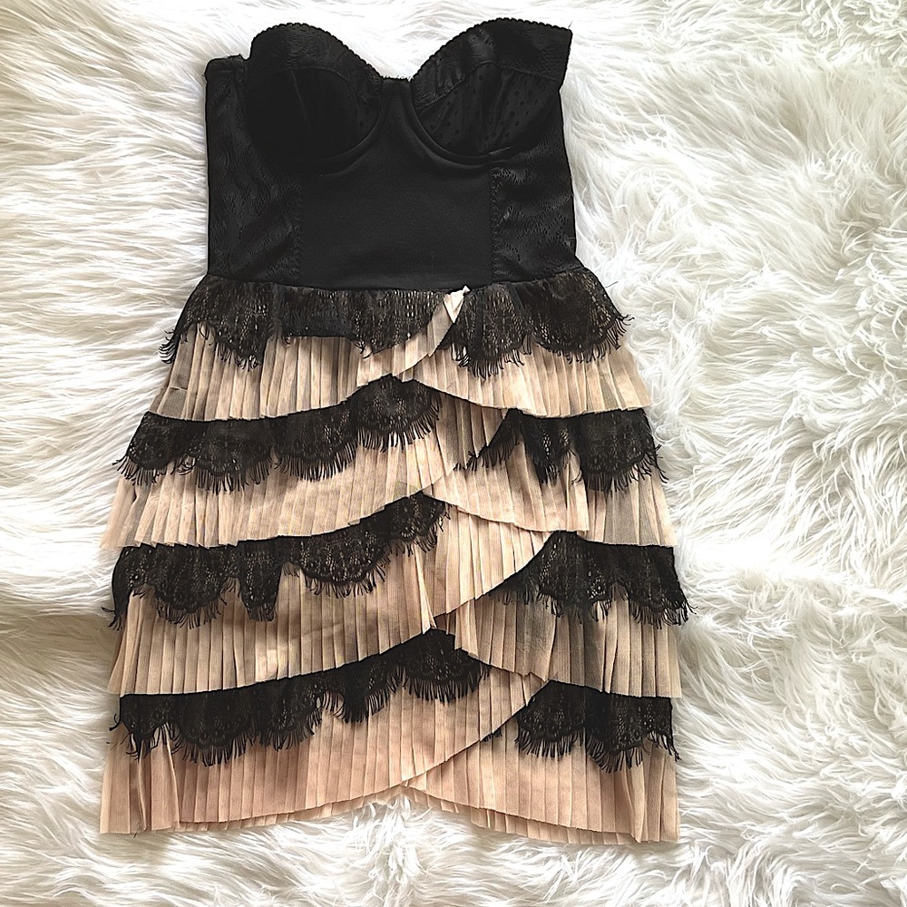 H & M Bustier / Chiffon Dress